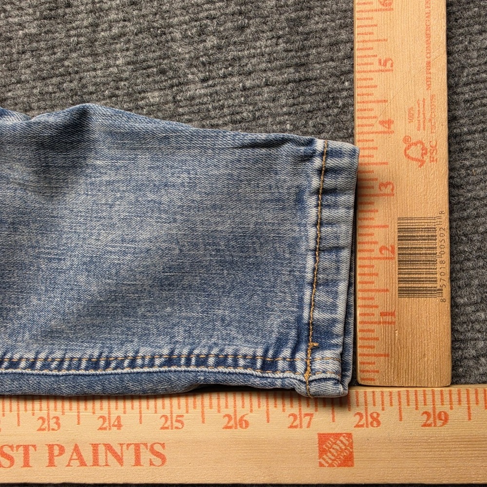 Pull&Bear Push Up Skinny Jeans NWT Womens Size 0 Light Blue Distressed Ripped - Picture 3 of 11